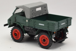 Mercedes Unimog 401 グリーン Schuco 1:18 00135 メタル - 画像 7/8