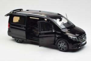 Mercedes V-Class W447 AMG Line ブラック Norev 1:18 183860 メタル - 画像 2/6