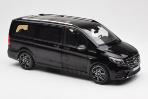 Mercedes V-Class W447 AMG Line ブラック Norev 1:18 183860 メタル - 画像 5/6