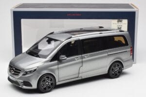 Mercedes V-Class W447 AMG Line グレーメタリック Norev 1:18 183488 メタル - 画像 9/9