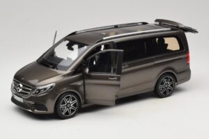 Mercedes V-Class W447 AMG Line Indium Grey Norev 1:18 183873 メタル - 画像 2/8