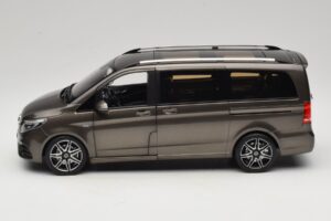 Mercedes V-Class W447 AMG Line Indium Grey Norev 1:18 183873 メタル - 画像 4/8