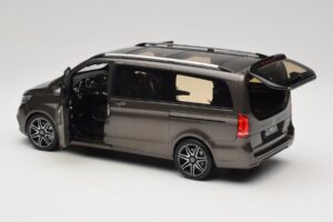 Mercedes V-Class W447 AMG Line Indium Grey Norev 1:18 183873 メタル - 画像 5/8