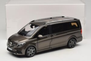 Mercedes V-Class W447 AMG Line Indium Grey Norev 1:18 183873 メタル - 画像 8/8