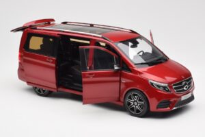 Mercedes V-Class W447 Designo Hyacinth レッドメタリック Norev 1:18 B66004166 メタル - 画像 4/7