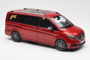 Mercedes V-Class W447 Designo Hyacinth レッドメタリック Norev 1:18 B66004166 メタル - 画像 5/7