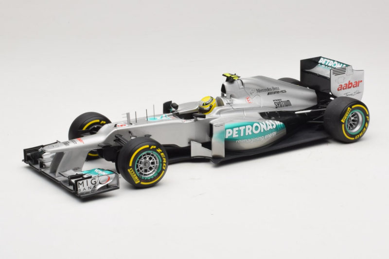 Mercedes W03 #8 N. Rosberg Mercedes AMG Petronas 2012 Minichamps 1:18 110120008 メタル