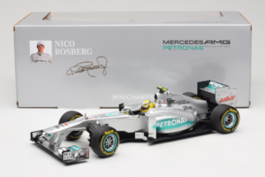 Mercedes W03 #8 N. Rosberg Mercedes AMG Petronas Showcar 2012 Minichamps 1:18 110120078 メタル - 画像 7/7