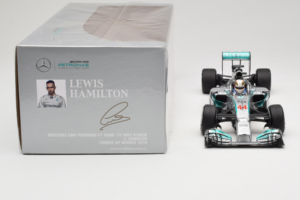 Mercedes W05 #44 L. Hamilton Mercedes AMG Petronas Chinese Grand Prix Winner 2014 Minichamps 1:18 110140244 メタル - 画像 6/7