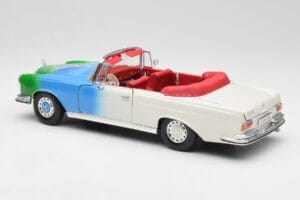 Mercedes 280SE W108 Tricolor Maisto 1:18 56014 メタル - 画像 7/8
