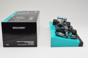 Mercedes W11 #44 L. Hamilton Mercedes AMG Petronas Turkish Grand Prix Winner World Champion 2020 Minichamps 1:18 113201444 レジ - 画像 6/7