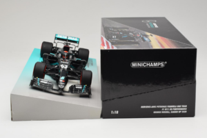 Mercedes W11 #63 G. Russell Mercedes AMG Petronas Sakhir Grand Prix 2020 Minichamps 1:18 113201663 レジン - 画像 6/7