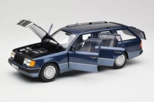 Mercedes 300D W124 T-Modell Nautical ブルー Norev 1:18 183962 メタル - 画像 2/8