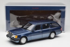 Mercedes 300D W124 T-Modell Nautical ブルー Norev 1:18 183962 メタル - 画像 8/8