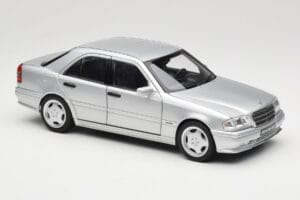 Mercedes C36 AMG W202 Silver Metallic Norev 1:18 183380 メタル - 画像 6/8