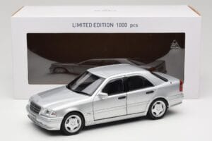Mercedes C36 AMG W202 Silver Metallic Norev 1:18 183380 メタル - 画像 8/8