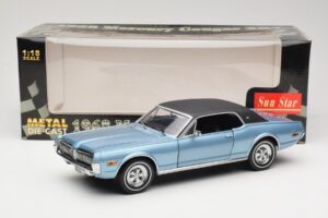 Mercury Cougar XR-7 ブルー Sun Star 1:18 1562 メタル - 画像 8/8