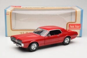 Mercury Cougar XR-7 レッド Sun Star 1:18 1541 メタル - 画像 8/8