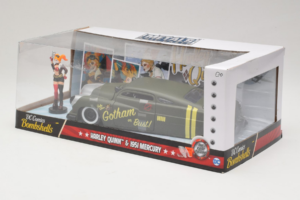 Mercury Gotham or Bust With Harley Quinn Figure Metals Diecast 1:24 30456 メタル - 画像 3/3