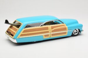 Mercury Merc Woodie ブルー Hot Wheels 1:18 27806 メタル - 画像 3/8