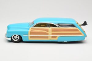 Mercury Merc Woodie ブルー Hot Wheels 1:18 27806 メタル - 画像 4/8