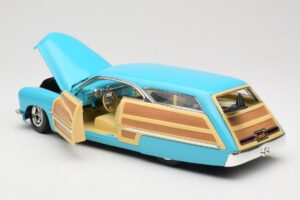 Mercury Merc Woodie ブルー Hot Wheels 1:18 27806 メタル - 画像 5/8