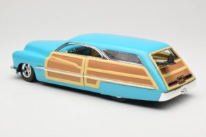 Mercury Merc Woodie ブルー Hot Wheels 1:18 27806 メタル - 画像 7/8