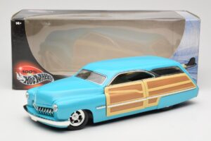Mercury Merc Woodie ブルー Hot Wheels 1:18 27806 メタル - 画像 8/8
