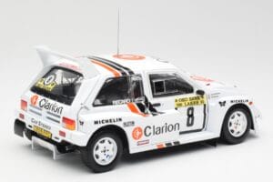 MG Metro 6R4 #8 P. Eklund / D. Whittock Rally Finland 1986 Sun Star 1:18 5536 メタル - 画像 3/8