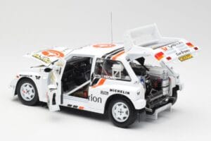 MG Metro 6R4 #8 P. Eklund / D. Whittock Rally Finland 1986 Sun Star 1:18 5536 メタル - 画像 5/8