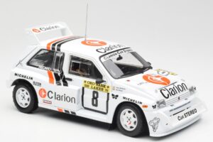 MG Metro 6R4 #8 P. Eklund / D. Whittock Rally Finland 1986 Sun Star 1:18 5536 メタル - 画像 6/8