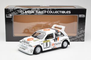 MG Metro 6R4 #8 P. Eklund / D. Whittock Rally Finland 1986 Sun Star 1:18 5536 メタル - 画像 8/8