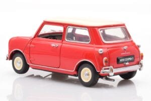 Mini Cooper 1275 S レッド Kyosho 1:18 8840 メタル - 画像 7/8
