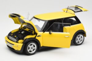 Mini Cooper One R50 エアロダイナミクスパッケージ イエロー Kyosho 1:18 80430148553 メタル - 画像 2/8