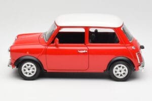 Mini Cooper レッド Bburago 1:18 3379 メタル - 画像 4/8