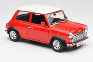 Mini Cooper レッド Bburago 1:18 3379 メタル - 画像 6/8