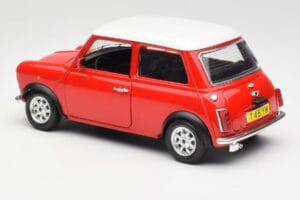 Mini Cooper レッド Bburago 1:18 3379 メタル - 画像 7/8