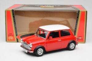 Mini Cooper レッド Bburago 1:18 3379 メタル - 画像 8/8