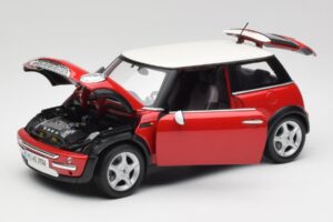 Mini Cooper R50 レッド Maisto 1:18 31619 メタル - 画像 8/8