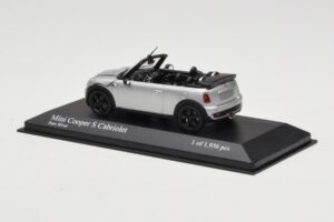 Mini Cooper S R57 カブリオレ シルバー Minichamps 1:43 431138830 メタル - 画像 3/6