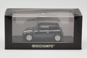 Mini Cooper S R53 グリーン ストライプ Minichamps 1:43 MINI006 メタル - 画像 2/4