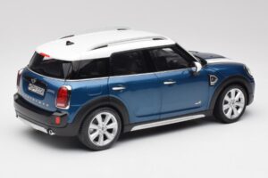 Mini Countryman F60 Island ブルー & ホワイト Kyosho 1:18 80432447940 メタル - 画像 3/8
