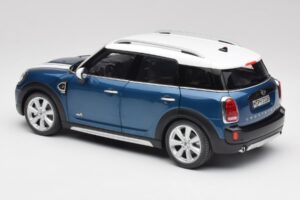 Mini Countryman F60 Island ブルー & ホワイト Kyosho 1:18 80432447940 メタル - 画像 7/8