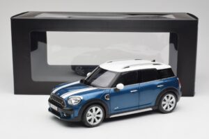 Mini Countryman F60 Island ブルー & ホワイト Kyosho 1:18 80432447940 メタル - 画像 8/8