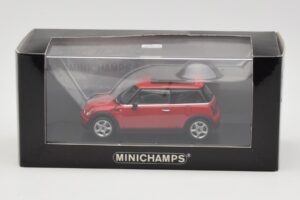 Mini One R50 レッド レッドルーフ Minichamps 1:43 MINI001 メタル - 画像 4/5