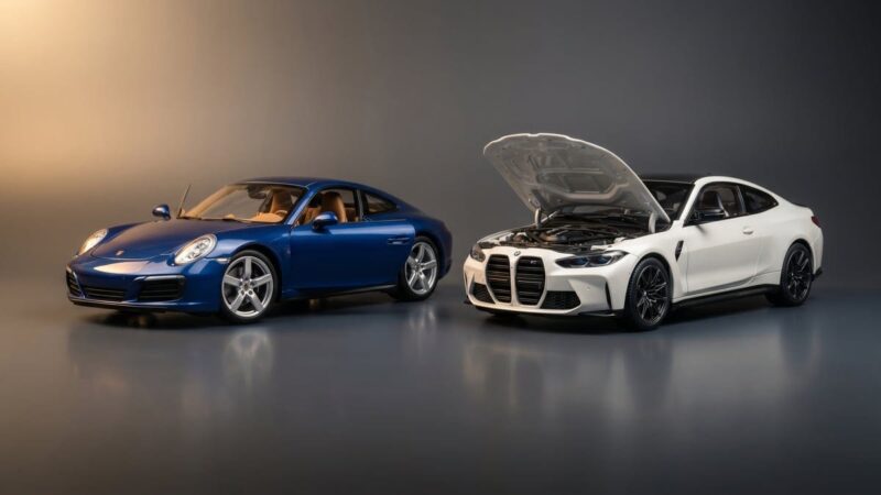 オートアートとミニチャンプス、プレミアム1:18はどちらを選ぶ？