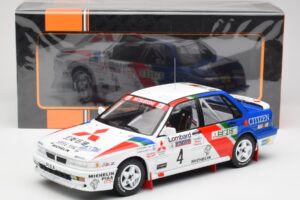 Mitsubishi Galant VR-4 #4 A. Vatanen RAC Rally 1990 IXO 1:18 18RMC192B メタル - 画像 6/6