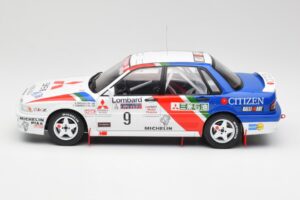 Mitsubishi Galant VR-4 #9 K. Eriksson / S. Parmander RAC Rally 1990 IXO 1:18 18RMC192A メタル - 画像 3/6