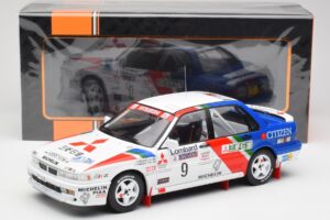 Mitsubishi Galant VR-4 #9 K. Eriksson / S. Parmander RAC Rally 1990 IXO 1:18 18RMC192A メタル - 画像 6/6