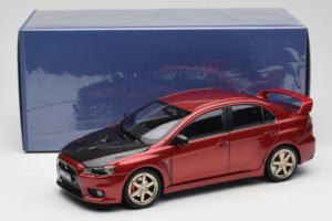 Mitsubishi Lancer Evolution X レッド OEM 1:18 MLE02 メタル - 画像 8/8